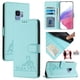thumbnail image 5 of Funda tipo cartera FOXDOCK para Samsung Galaxy S9 con soporte, ranuras, RFID, diseño de gato, 5 of 5