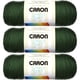 thumbnail image 1 of Pack de 3 ovillos de hilo Caron Simply Soft colores sólidos, verde salvia oscuro, 510 g, 1 of 1