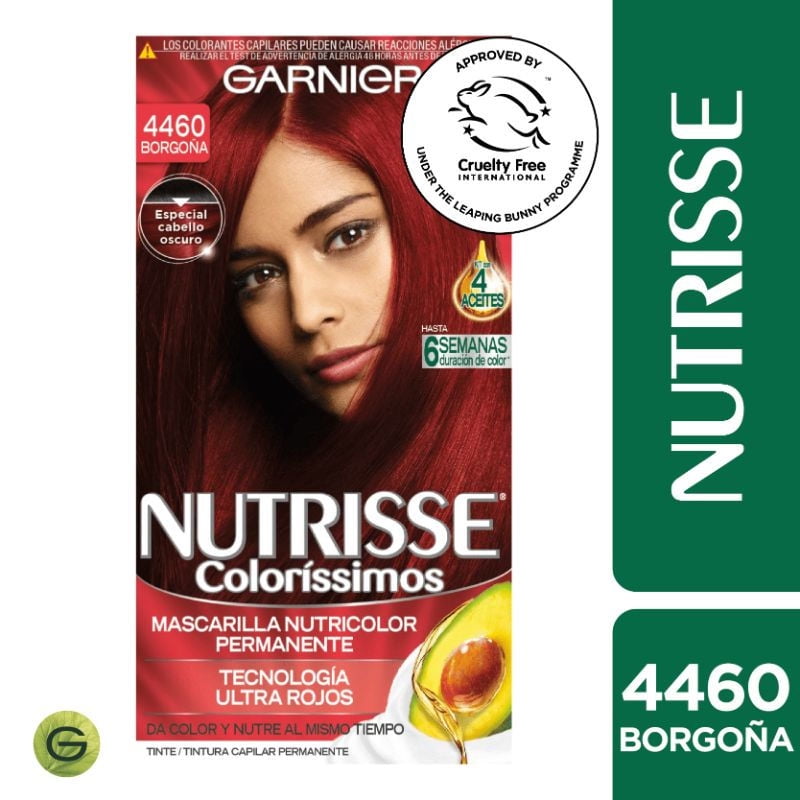 Coloración Cabello 4460 Borgoña 1 Un Nutrisse