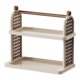 thumbnail image 5 of Soporte Para Taza De Café, Regalo, Organizador De Barra De Café Para Restaurante, Gabinete, Fiesta De Té, Crema, Blanco, 2 Capas, 5 of 5