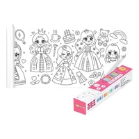 Graffiti - Rollo Papel Para Colorear Dibujo Para Niños Manualidades Princesas
