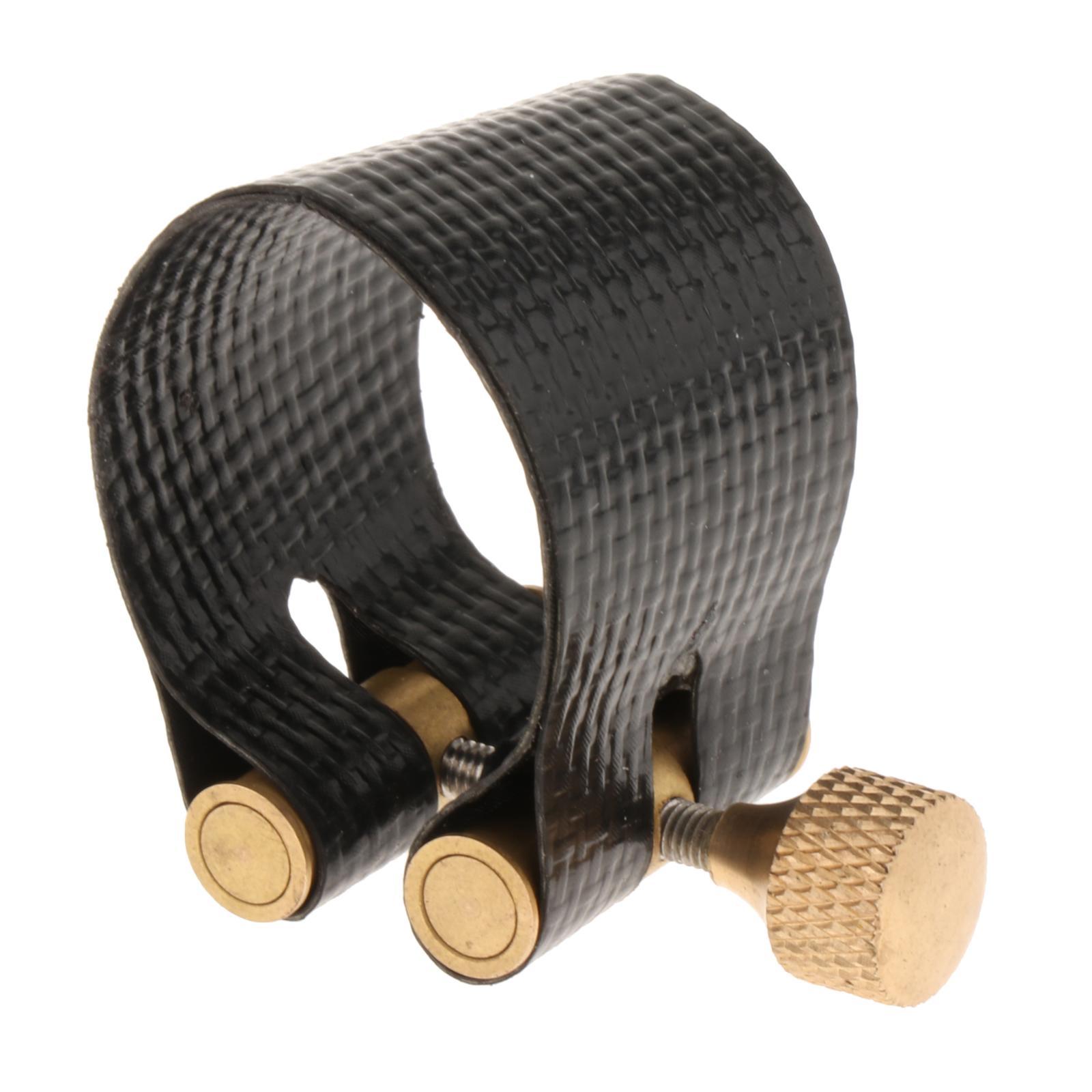 Bothyi - Boquilla De Saxofón Sujetador De Clip Clarinete Fácil De Usar Piezas De Repuesto Alto