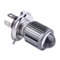 Magideal - Bombillas Led Para Delanteros De Motocicleta Con Lente, Dc/ 12-80V 30W Cesorios 1080Lm Luz Brillante, Faro Delantero Superbrillante Mejorado H4 Blanco