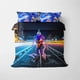 thumbnail image 2 of Night Light City Power Boy Quilt Duvet Cover Set Pillow case Print3-Piece Bedding Set (1 Duvet Cover + 2 Pillow Shams), 2 of 2