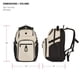 thumbnail image 5 of Mochila SwissGear Endure Vintage Khaki para portátil de 17 pulgadas, 5 of 7