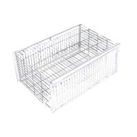 Magideal - Jaula Trampa Para Palomas, Suministros Para Pájaros, Fácil Montaje, Puerta De Entrada De Una Sola Vía, Jaula Para Pájaros Para L