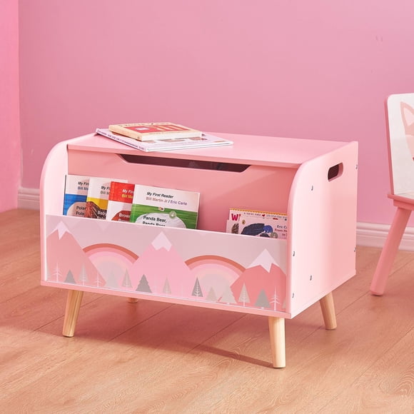 Baúl Infantil Niña 60x40x44 Cm Rosa
