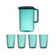 thumbnail image 4 of Jarra De Agua Para Puerta De Nevera Con Tapa, Jarra De Nevera De 2 L Para Jugo, Bebida De Limonada, 5 Uds., Verde, 4 of 5