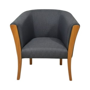 Diseños Valestrini - Sitial Esmeralda Lino Gris Oscuro