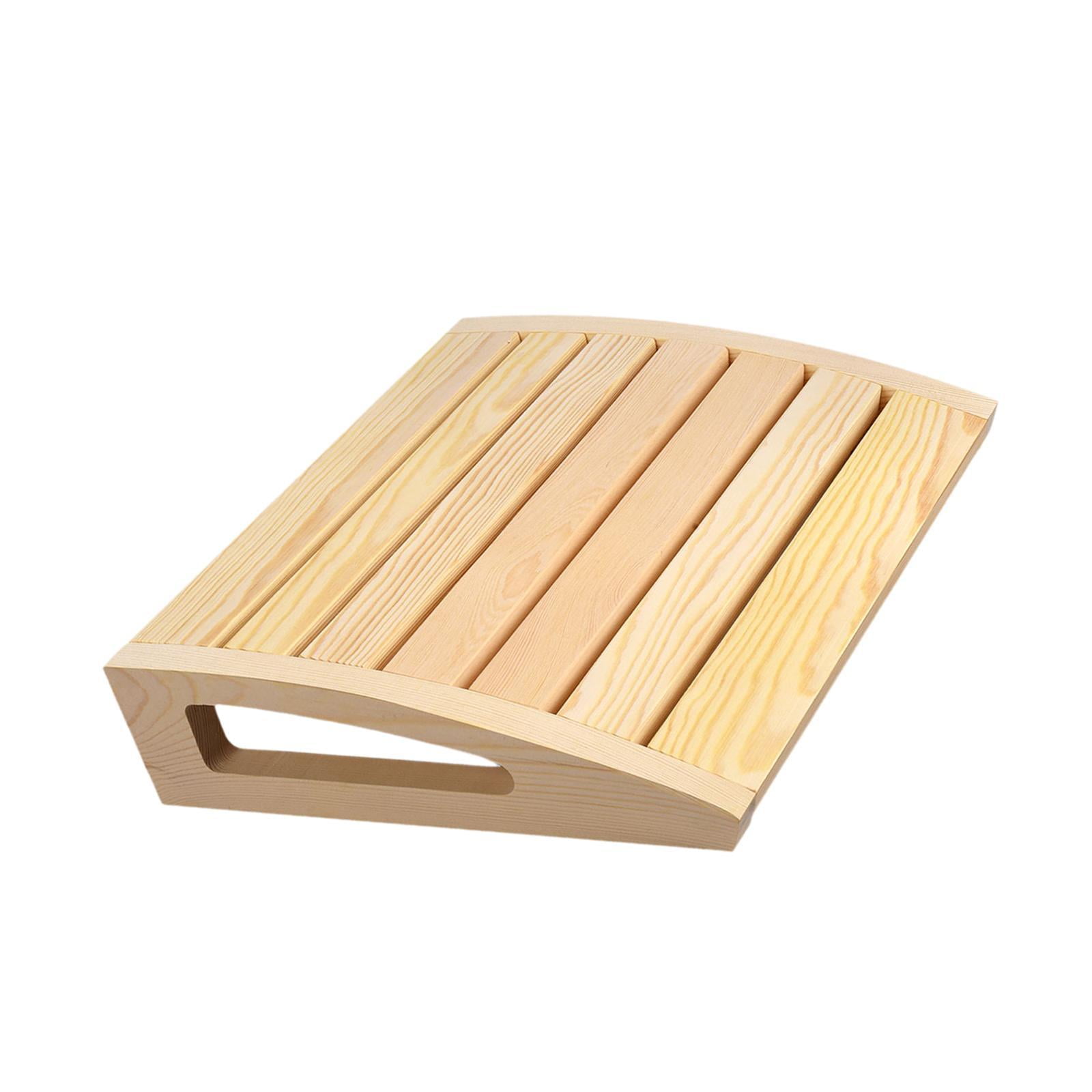 Ioensy - Reposacabezas Para Sauna, Respaldo De Madera, Almohada Antideslizante Para Respaldo De Sauna Para El Hogar