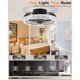 thumbnail image 2 of Ventilador de techo JHSYCH 20 pulgadas con LED, efecto bola de disco, 6 velocidades y app, 2 of 3