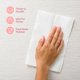 thumbnail image 5 of Toallas de papel desechables Prestee, 200 unidades, color blanco, 5 of 6