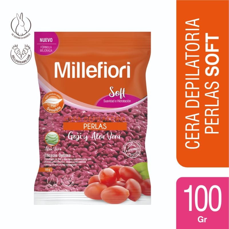 Millefiori - Cera Depilatoria En Perlas Vegetal Bolsa
