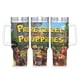 thumbnail image 1 of Pretzel y los Cachorros Vaso aislado de acero inoxidable con asa, diseño temático, regalo para familia, amigos y fans; incluye pajita y encaja en el portavasos estándar, 40 oz, 1 of 6