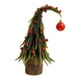 thumbnail image 2 of Mini árbol De Navidad Artificial Con Parte Superior Torcida, Decoración Para Fiestas En Interiores, 25 Cm, 2 of 3