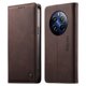 thumbnail image 1 of Funda Billetera de Cuero para [Realme 12 Pro/12 Pro Plus], Bloqueo RFID, Tarjetas y Soporte Café, 1 of 5