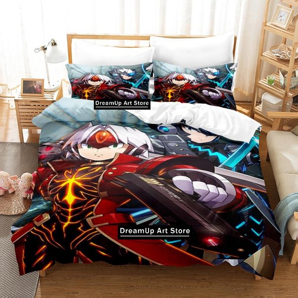 x1587 Bed Sheets Fashion Game Mega Man X DiVE Bedding Set Boys Girls Twin Full Size Duvet Cover Pillowcase Bed Adult Bedroom 3-Piece Bedding Set (1 Duvet Cover + 2 Pillow Shams) nj1587