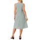 thumbnail image 3 of INSPIRE CHIC Vestidos sin mangas a cuadros para mujer, ajuste holgado casual, vestido midi de cuadros con bolsillos, atuendos de verano M Verde, 3 of 6
