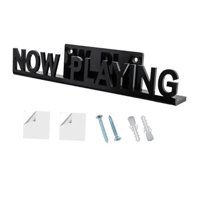 Magideal - Estante De Pared Para Discos De Vinilo, Revistero Para Decoración De Pared, Soporte Retro De Fácil Instalación Lp, Estantería Para Niños Para Cd, Libr Negro