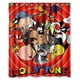 thumbnail image 1 of Cortina de ducha con personajes de Looney Tunes, juego de cortina de baño con ganchos, tamaño 60 x 72 pulgadas, 1 of 3