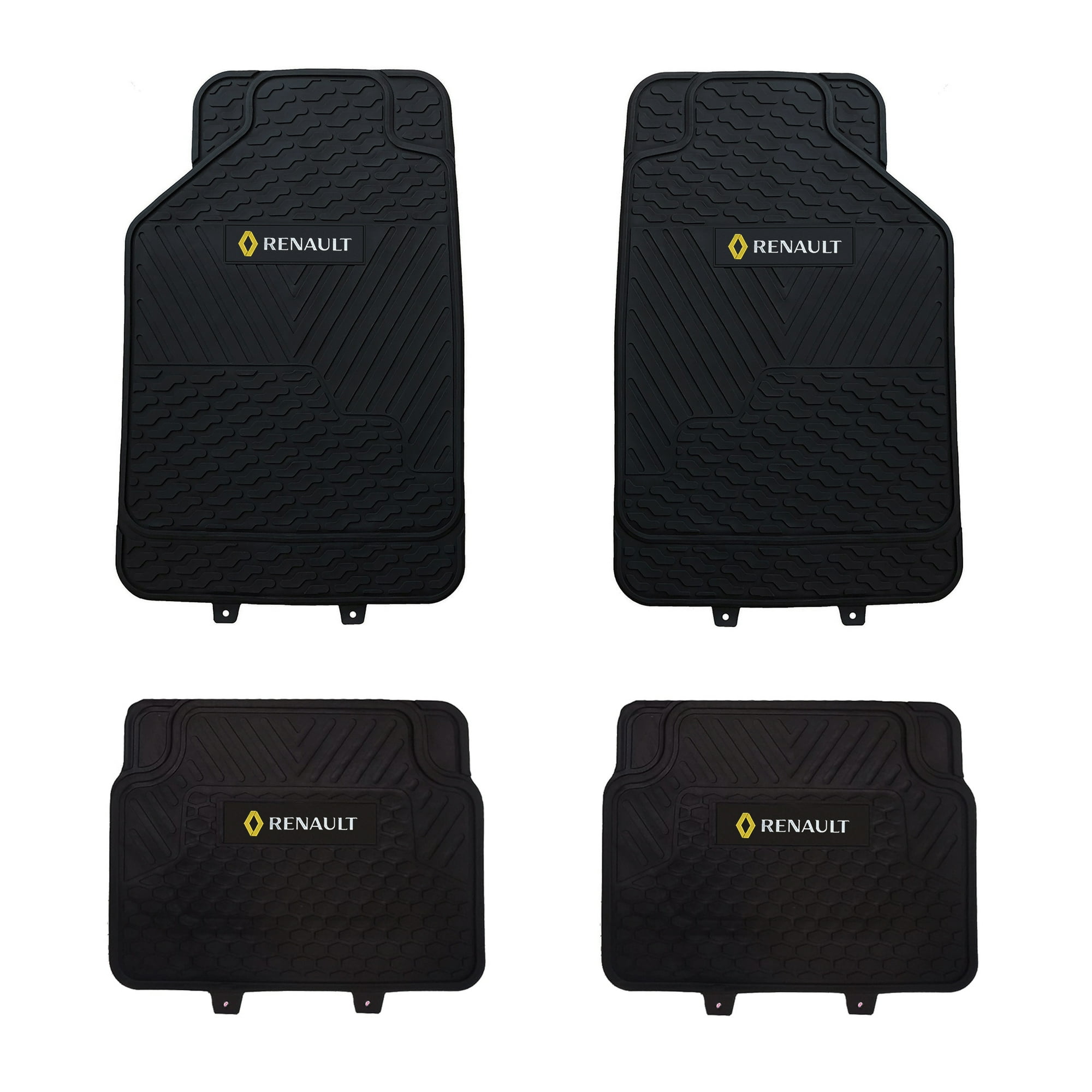 Jj Group - Pisos De Goma Marca Renault Para Vehículos 4 Piezas