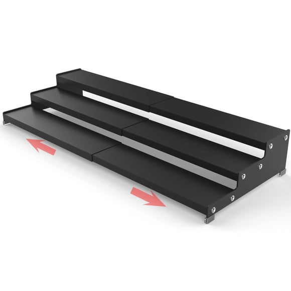 Estantería Jojocross de 3 Niveles 33 cm‑61 cm Expandible Negra