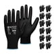 thumbnail image 1 of Guantes de trabajo de seguridad KAYGO KG11PB con revestimiento de poliuretano, 12 pares, para hombre y mujer, 1 of 6