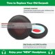 thumbnail image 5 of Almohadillas de repuesto para auriculares ACCOUTA Poly Voyager Focus UC/2 UC, 5 of 9