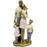 Genérico - Estatua Familia Pie Escultura Amor Decoración Recuerdo Jhn