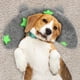 thumbnail image 3 of Brillo en la oscuridad almohada suave para perros medianos, almohada en forma para gatos y perros, juguete y regalo para perros lavables en la máquina (gris lunar, L), 3 of 3