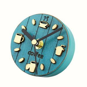 Magideal - Imán De Nevera Reloj Adhesivo Magnético Patrón De Café Decorativo Para