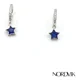 thumbnail image 3 of Aro Argollas Plata 925 Circonita Pavé Estrella Azul Nordvik Plateado, 3 of 4