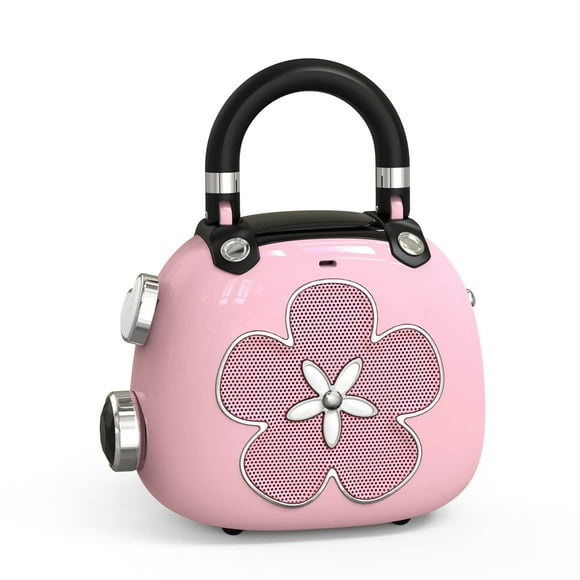 Minialtavoz Bluetooth Doss Candy Llavero Inalámbrico 2 en 1 Rosa
