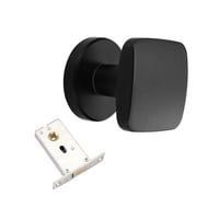 Bothyi - Cerradura De Puerta Invisible, Manija De Puerta De Un Solo Lado Para Sala De Estar, Baño, Negro