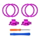 thumbnail image 3 of Aros de Acento y Botones de Cambio de Perfil AARONMEI para Controlador Xbox One Elite 2 Cromo Mate-Púrpura Pack de 2, 3 of 3
