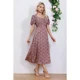 thumbnail image 1 of Vestido Verano Largo Mujer Floral Manga Corta 272, 1 of 3
