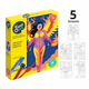 thumbnail image 2 of Kit Arte con Arena Neon Superhéroe Ala de Fuego Colores Fluorescentes | SandArt | Manualidades Niños | NP8, 2 of 5