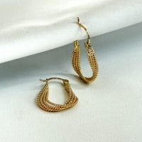 Collarbeauty - Aro Bañado En Oro 18K