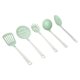 thumbnail image 3 of Juego de Utensilios 5 Piezas Acero Inoxidable - Nylon Verde, 3 of 4