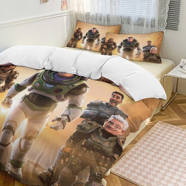 Toy StoryCartoon Collection 3-Piece Comforter Set, Personalized Bedding Decor for Kids And Teens Bed Sheets