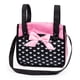 thumbnail image 5 of Cochecito de muñecas Bayer Design Xeo Hearts, negro y rosa, 52 cm, 3 o más, 5 of 7