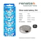 thumbnail image 2 of Pila de Botón Renata 394 SR936SW 1.55V, 2 of 7