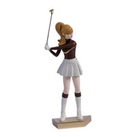 Bothyi - Estatua De Golfista Femenina, Regalo Novedoso Para Inauguración De La Casa, Colección De Figuras Decorativas, 10 Cm X 30 Cm