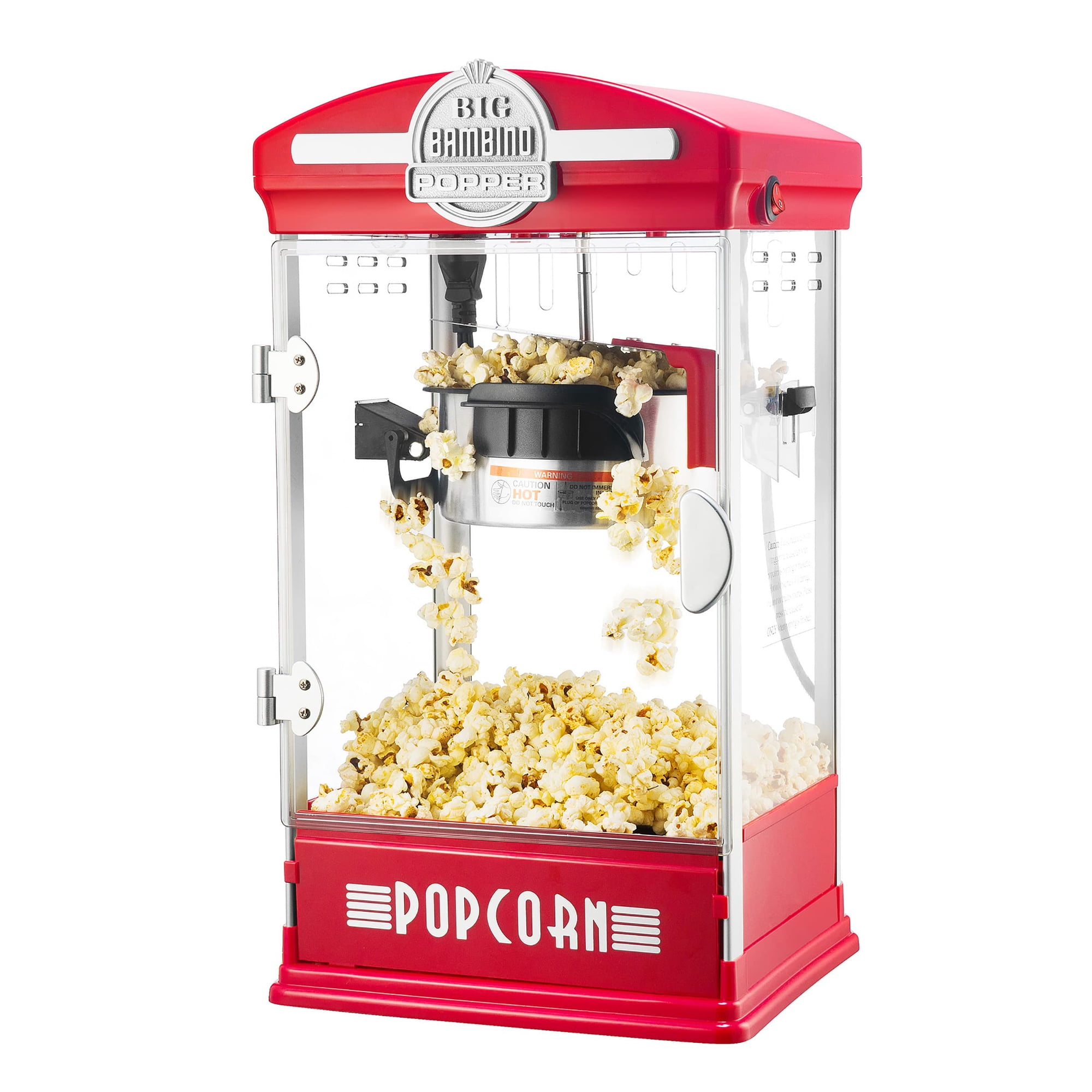 Great Northern Popcorn Company - Máquina De Palomitas Great Northern Big Bambino 4l Roja 480w 120v