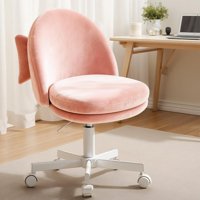 Silla De Oficina Gtplayer Velvet Tall Con Ruedas Y Almohada Lumbar