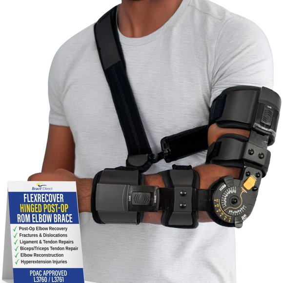 Ortosis de Codo Brace Align con Articulación ROM y Cabestrillo, 33‑43 cm