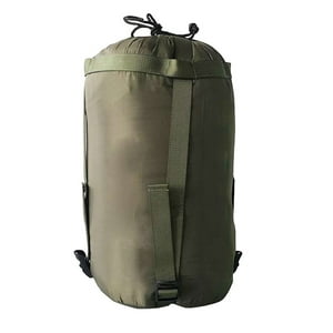 Genérico - Saco De Compresión Para Acampar Al Aire Libre, Saco De Dormir, Bolsas De Almacenamiento, Color Verde Militar