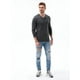 thumbnail image 2 of Polera Hombre Manga Larga Cuello V Gris Talla L, 2 of 3