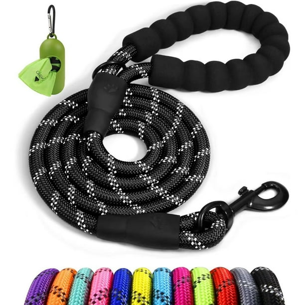 Cuerda De Tracción De Nylon, Cuerda De Tracción Elástica Reflectante Grande, Mediana Y Pequeña De 1,5 M, Con Mango De Control, Seguridad Acolchada, Correa Giratoria Fuerte, Sin Enredo
