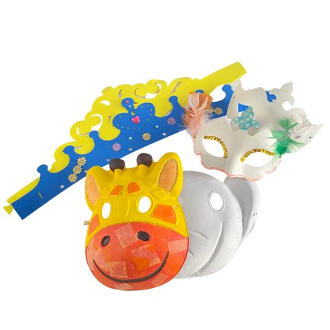 De Tin Marín - Mascaras Para Colorear A Tu Gusto - Set De Representación